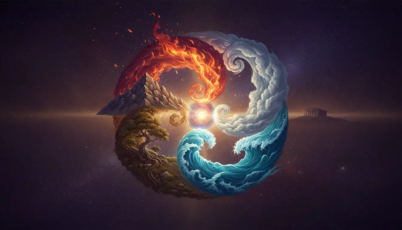 Historical Origins of the Four Elements in Philosophy