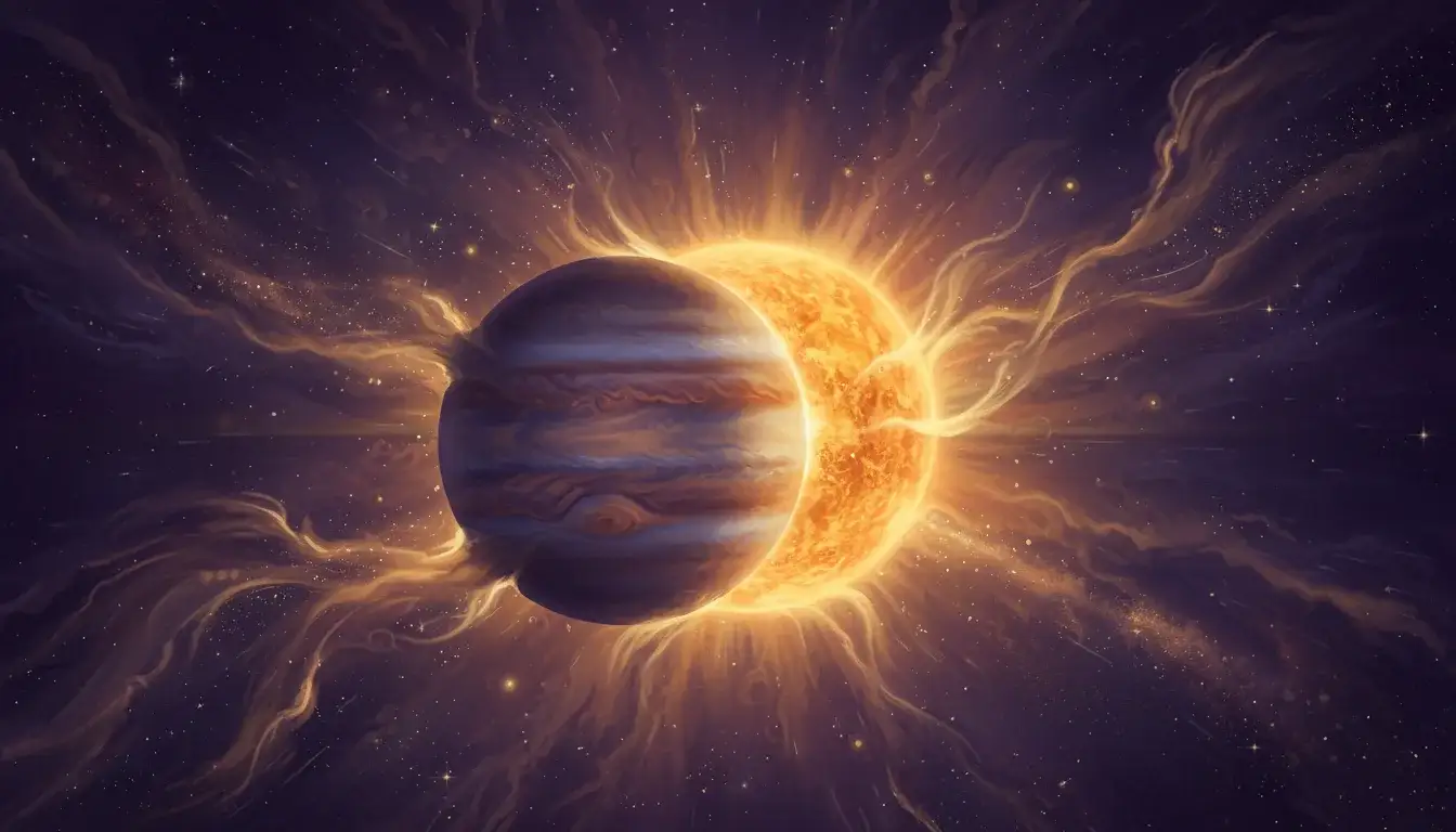 Jupiter conjunct Sun: Confidence, luck, expansive identity