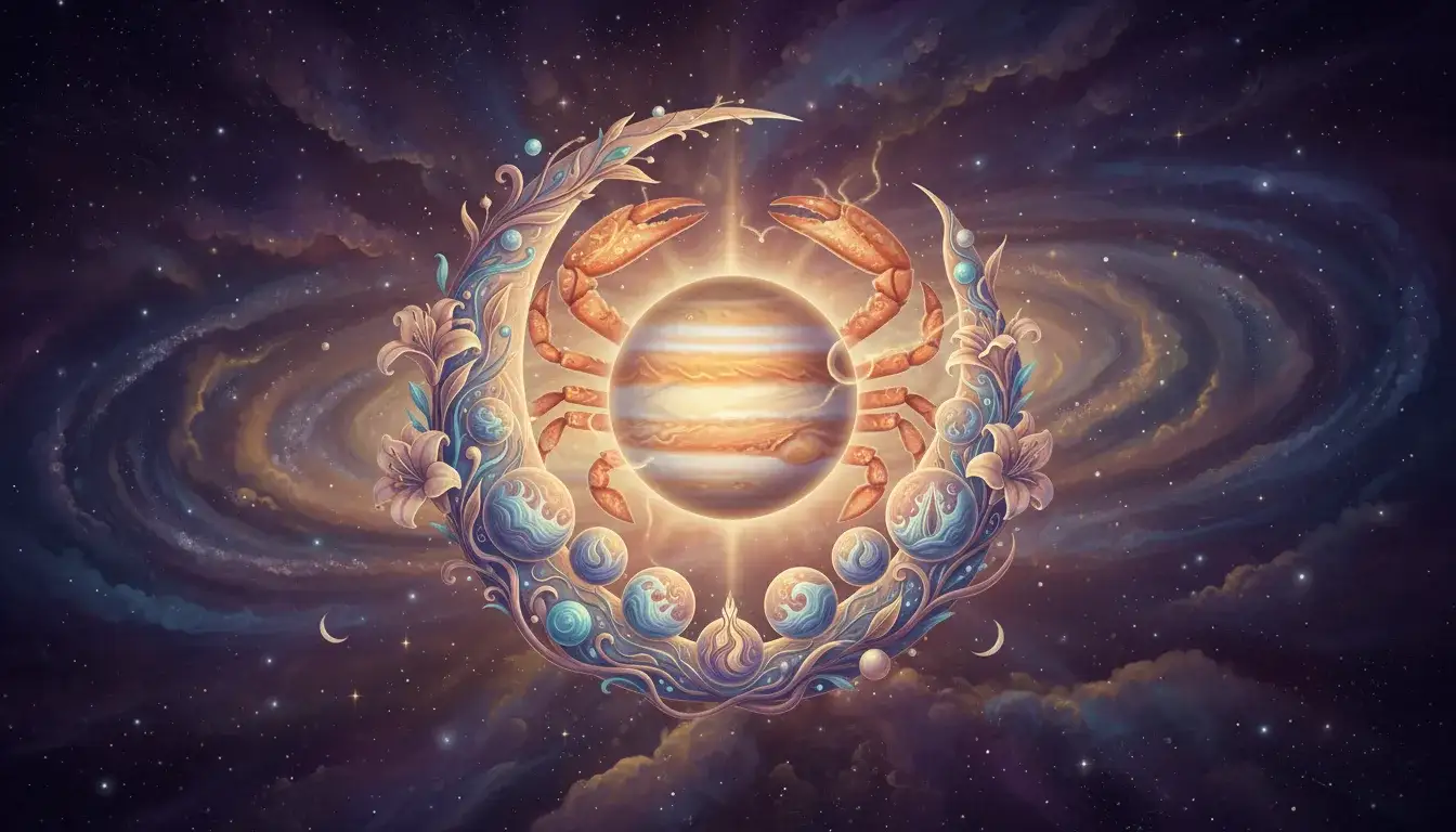 Jupiter in Cancer: Emotional growth, nurturing faith, family expansion