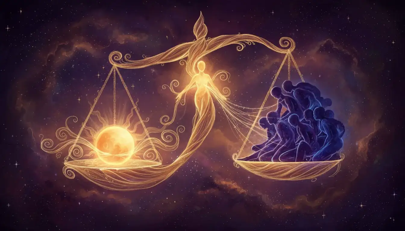 Sun falls in Libra: Identity can become dependent on others.