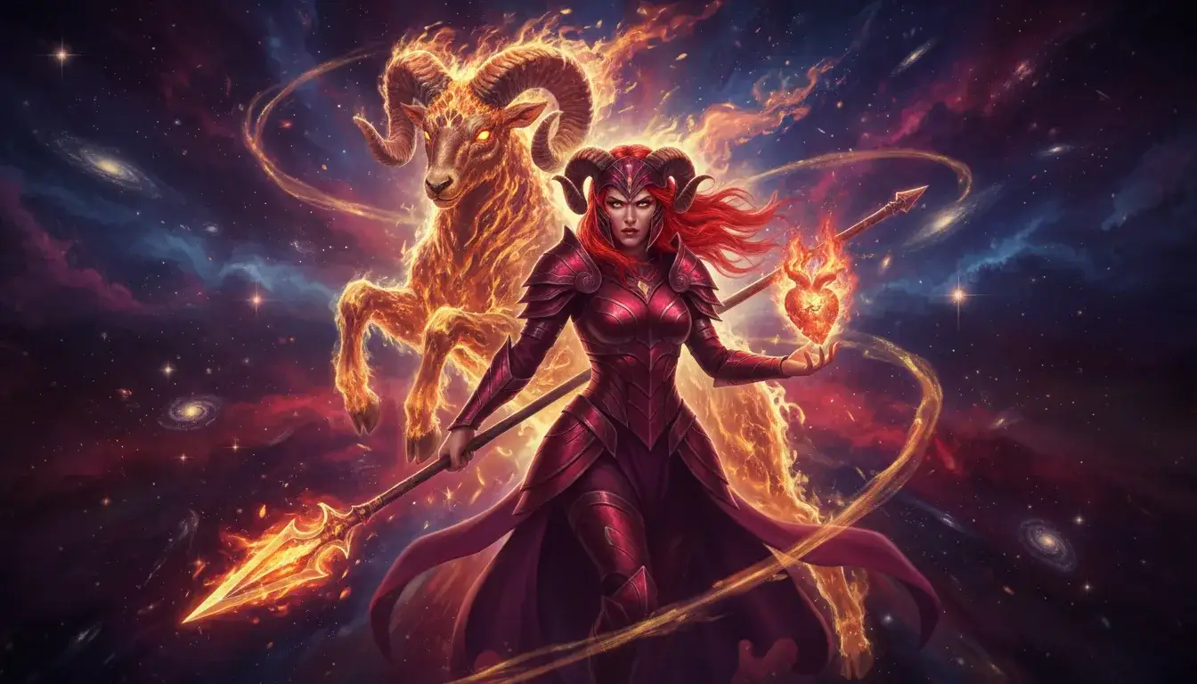 Venus in Aries (detriment): Love more impulsive and confrontational.
