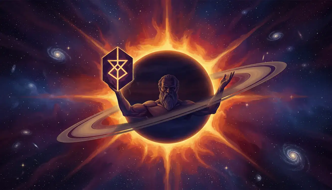 Saturn conjunct Sun: Identity through effort, father themes