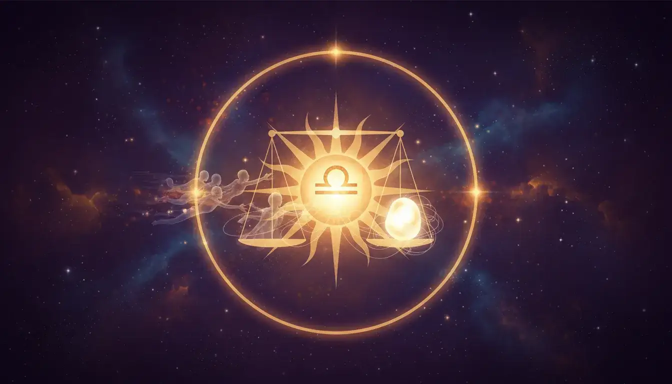 Sun in fall in Libra: Focus on others can weaken inner clarity. Stronger need for validation