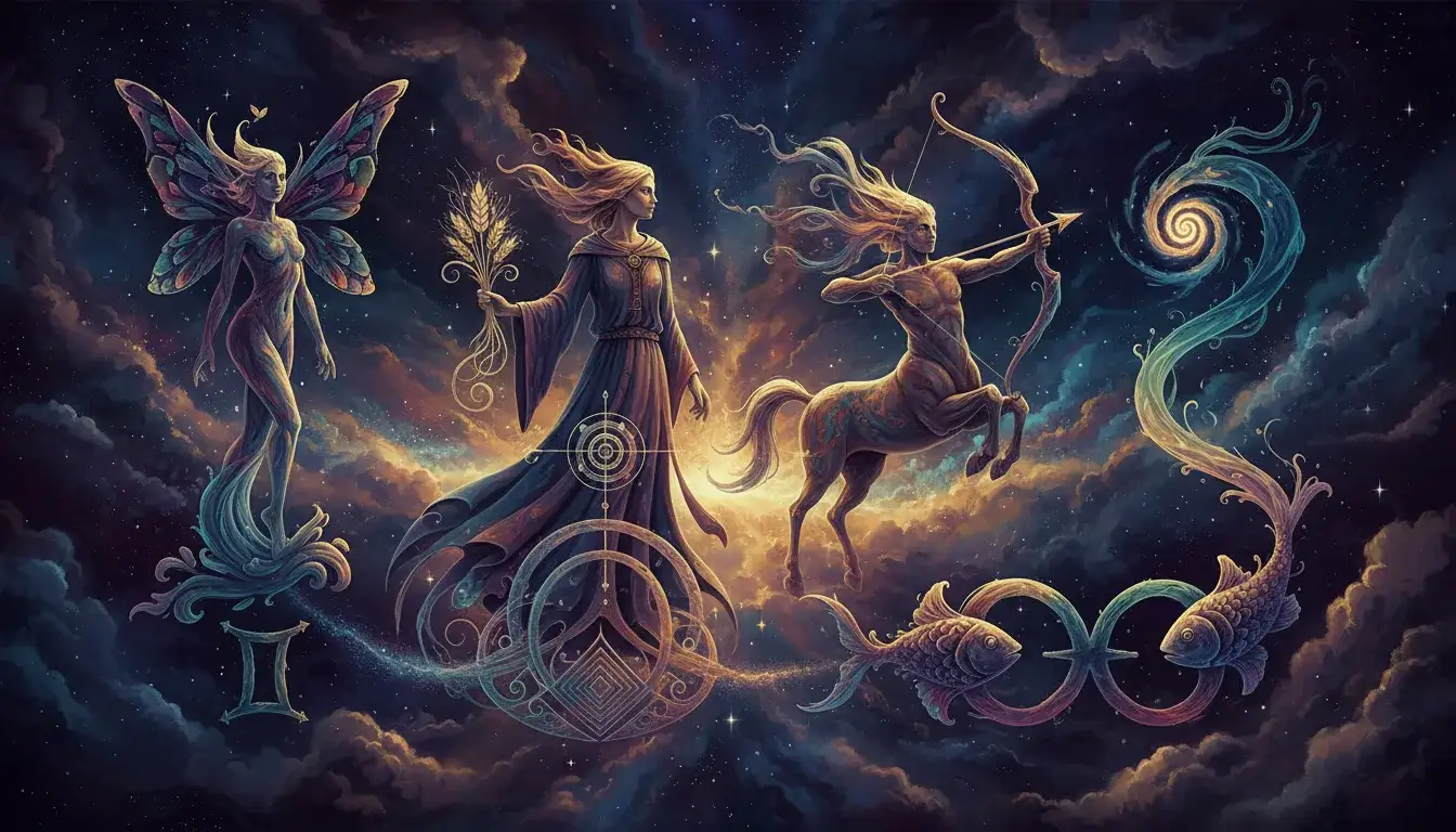 Mutable signs: Gemini, Virgo, Sagittarius, Pisces: adapt easily, shift perspectives, stay flexible