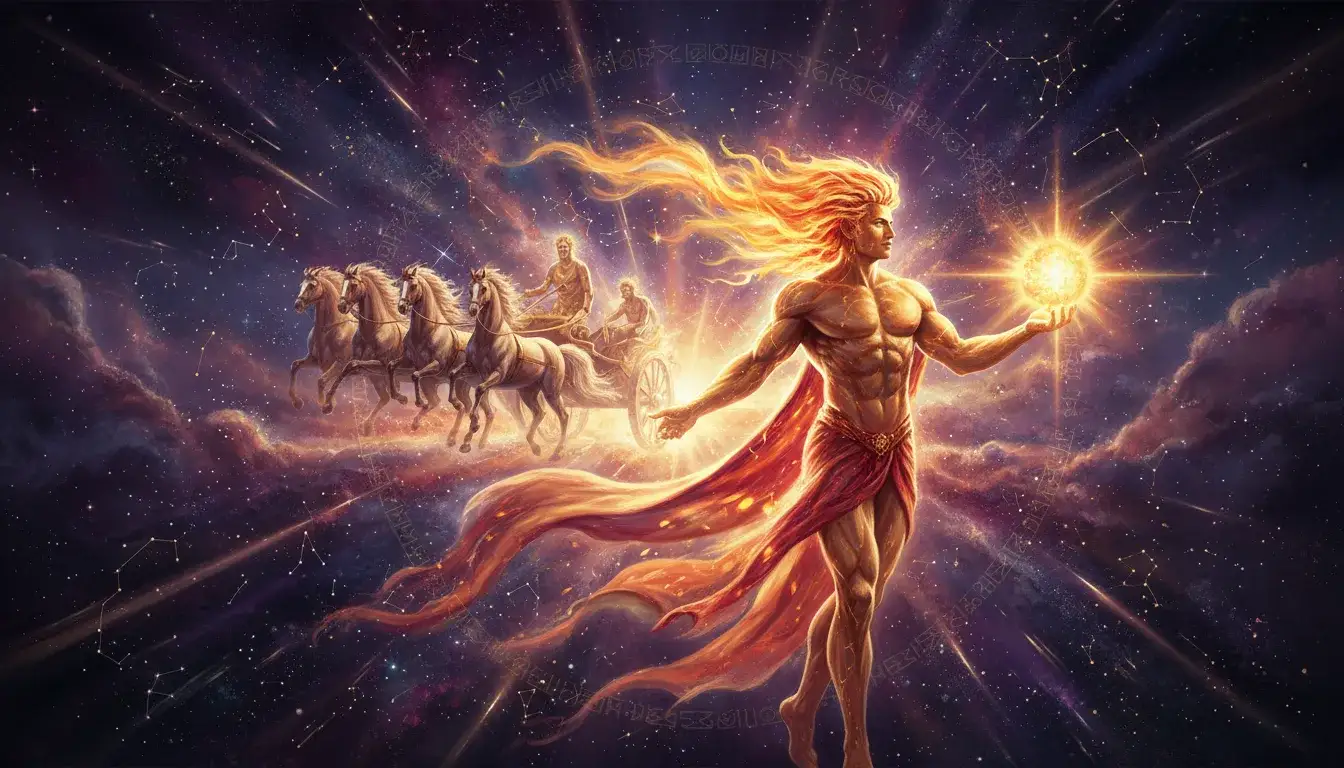 Symbolism of the Sun in Astrology: The Sun represents outward, masculine energy and a constant flow of conscious awareness. It's associated with light, day, and full visibility.