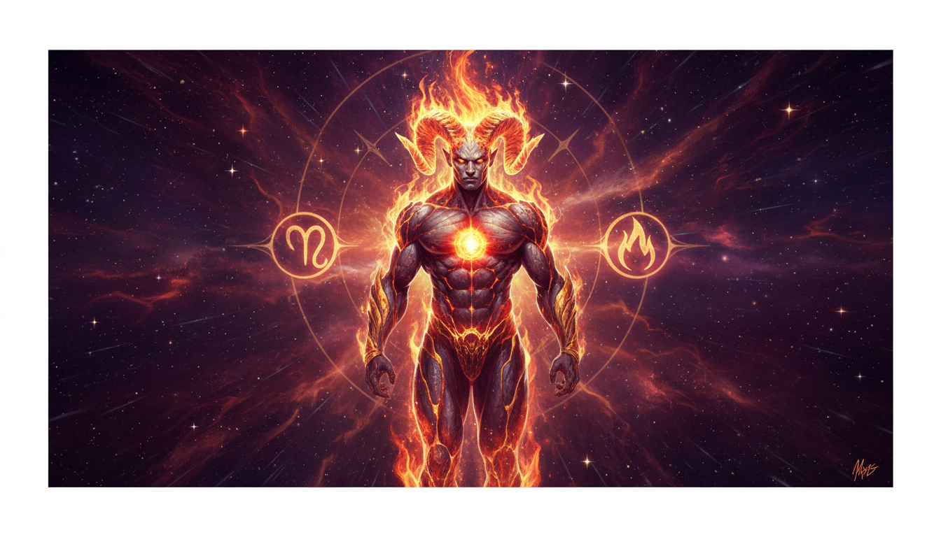 Aries Man by Element and Planet As a fire sign, he radiates
