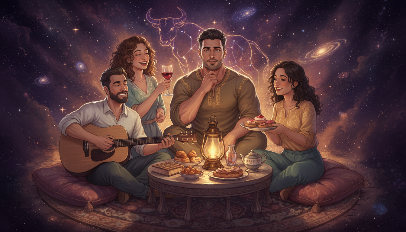 Taurus Man in Friendship and Social Life A Taurus man chooses
