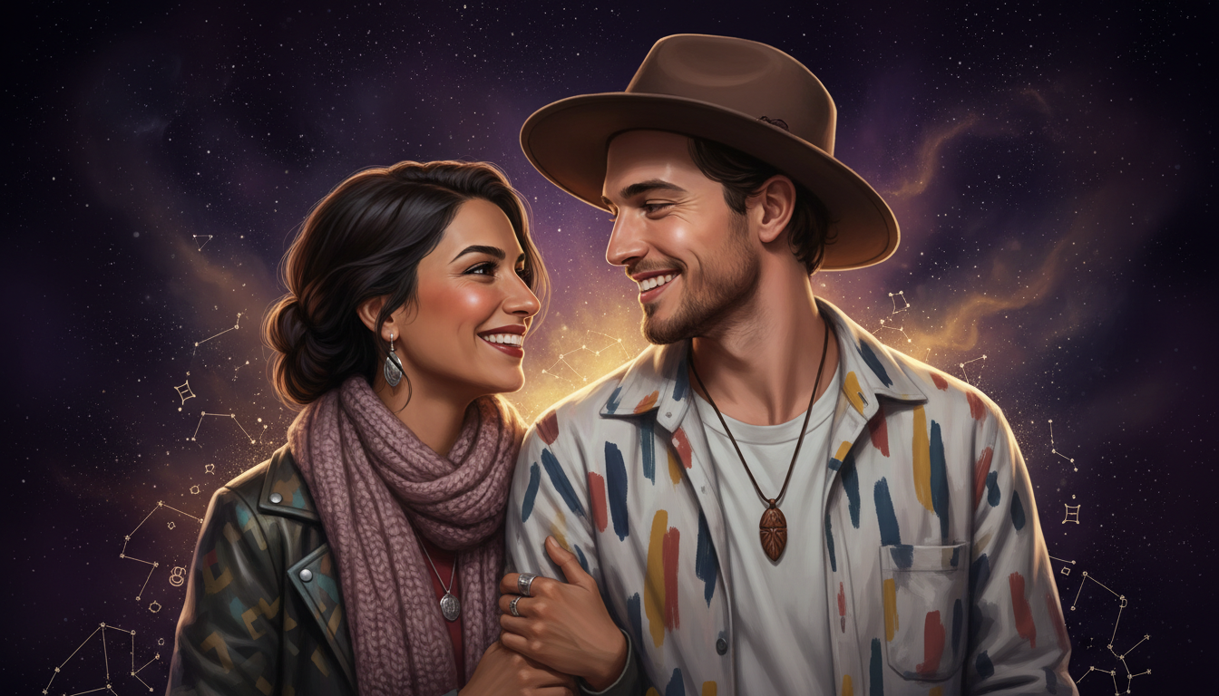 How to Attract an Aquarius Man 
  
  
  Show intelligence and independent thinki — cosmic astrology digital illustration