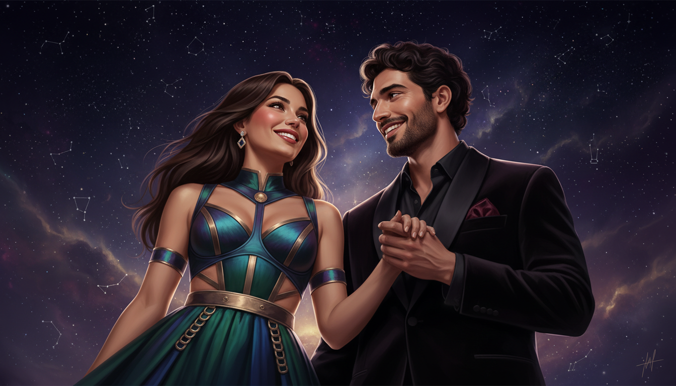 Cancer Man in Love and Relationships 
  Cancer man in love is cautious at first. — cosmic astrology digital illustration