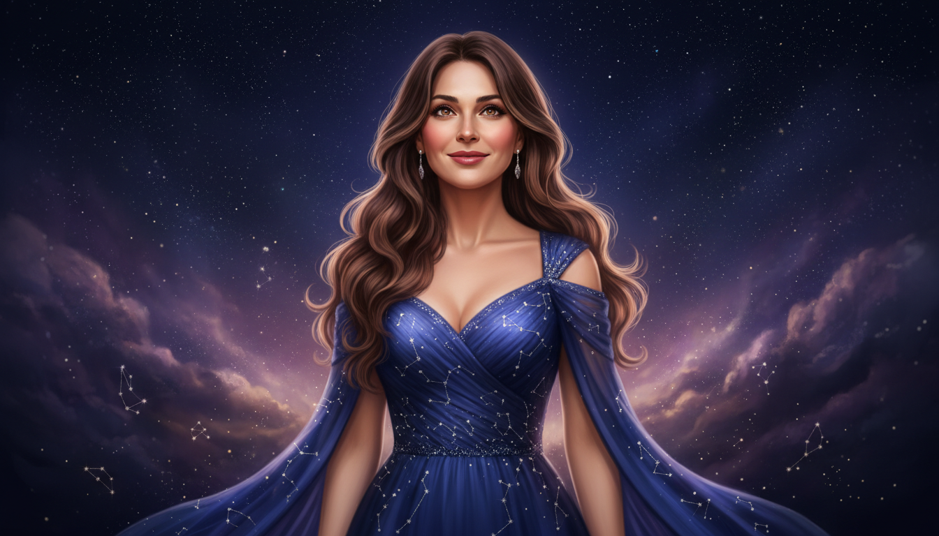 Capricorn Female and Money 
  Financial stability ranks high among Capricorn wom — cosmic astrology digital illustration