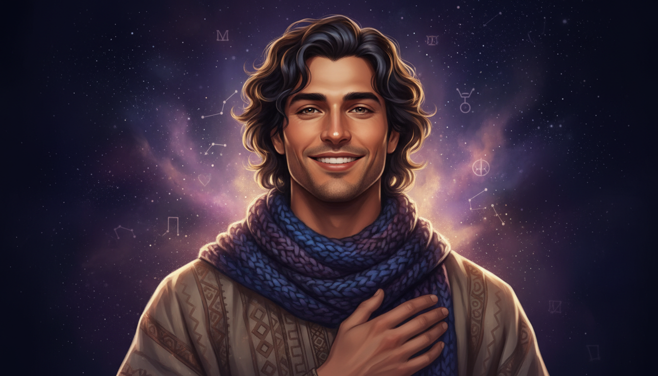 Virgo Man Zodiac Summary 
  The Virgo man blends analytical intelligence with pr — cosmic astrology digital illustration
