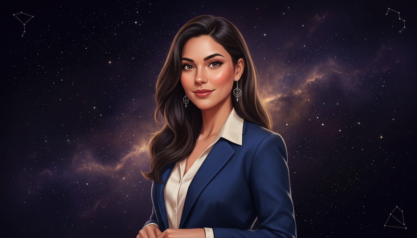 Scorpio Woman Summary 
  The Scorpio woman personality combines passion, loyalty — cosmic astrology digital illustration
