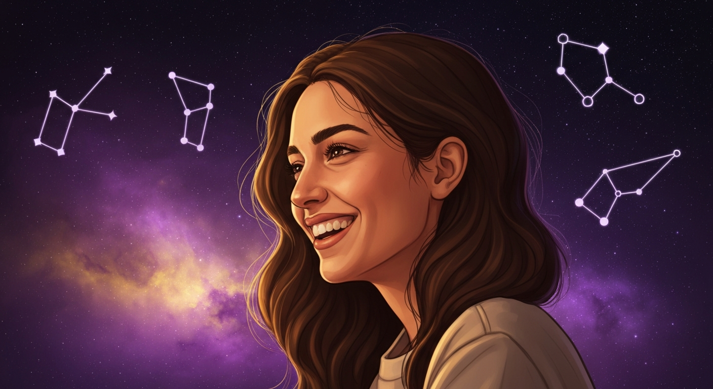 Gemini Woman in Love – Romance, Dating Style & Relationship Behavior 
 — cosmic astrology digital illustration