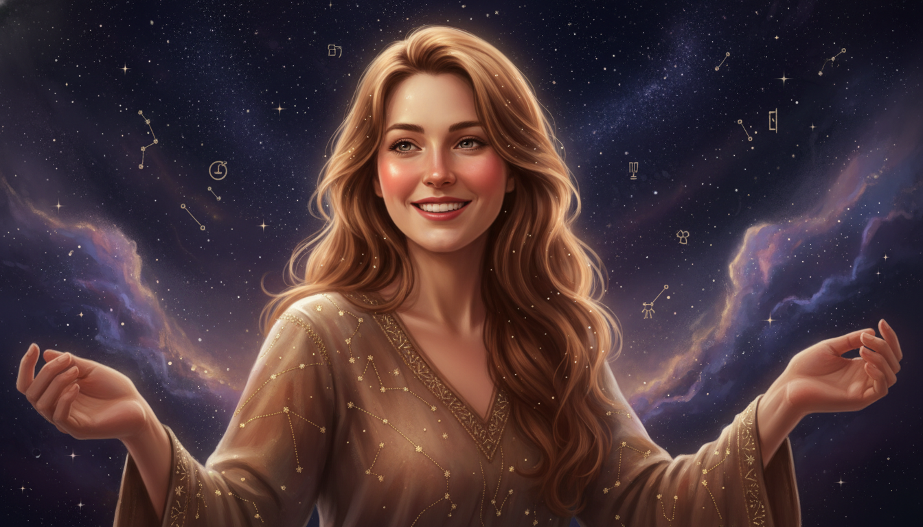 Gemini Woman in Marriage – Long-Term Relationship Dynamics 
  Gemini Woman — cosmic astrology digital illustration
