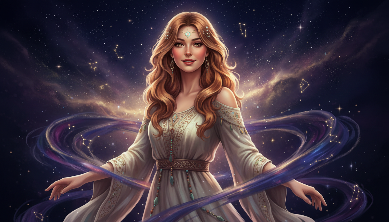 Libra Woman Style, Beauty and Aesthetic Sense
Style reflects her personality. — cosmic astrology digital illustration