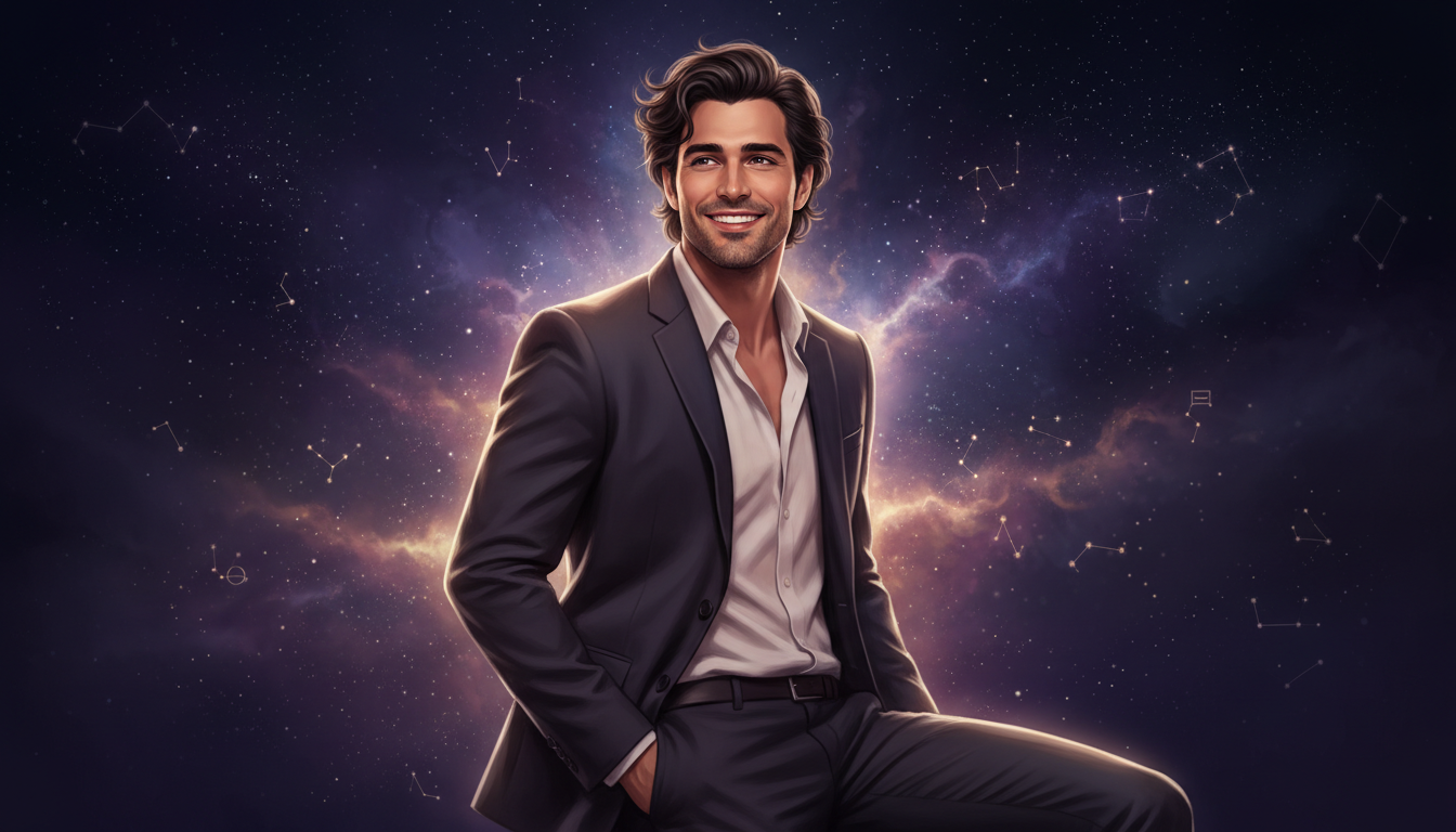 Sagittarius Man Personality Traits 
  Core Sagittarius Man Traits 
  The Sagitta — cosmic astrology digital illustration