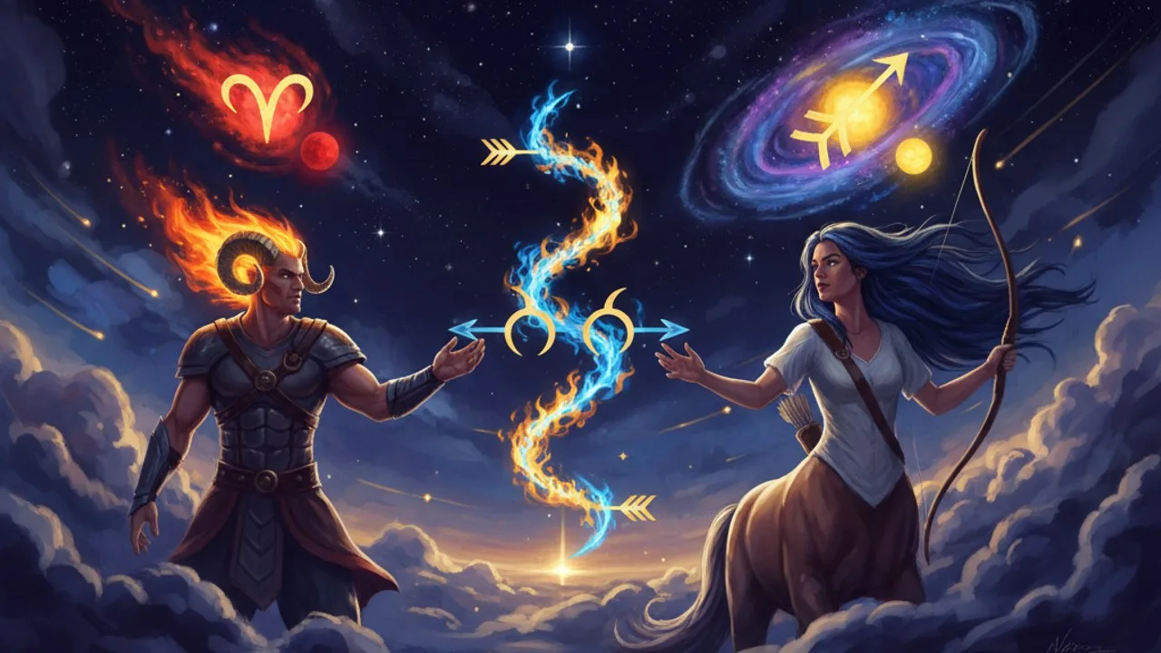 Sagittarius Woman and Aries Man Initial Attraction