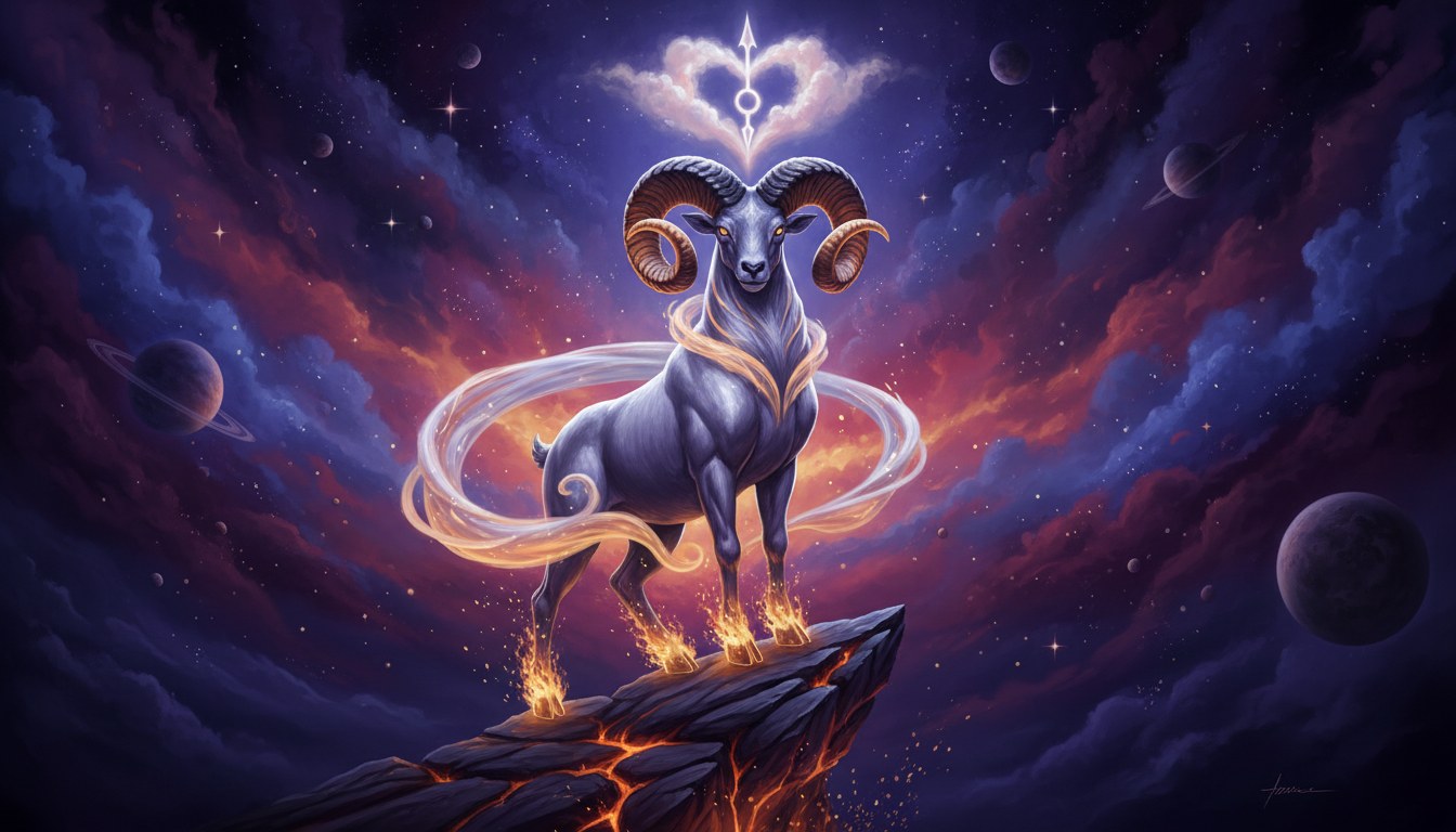 Aries Woman: Personality, Love, Career, and Traits. An in-depth look at the Arie — cosmic astrology digital illustration