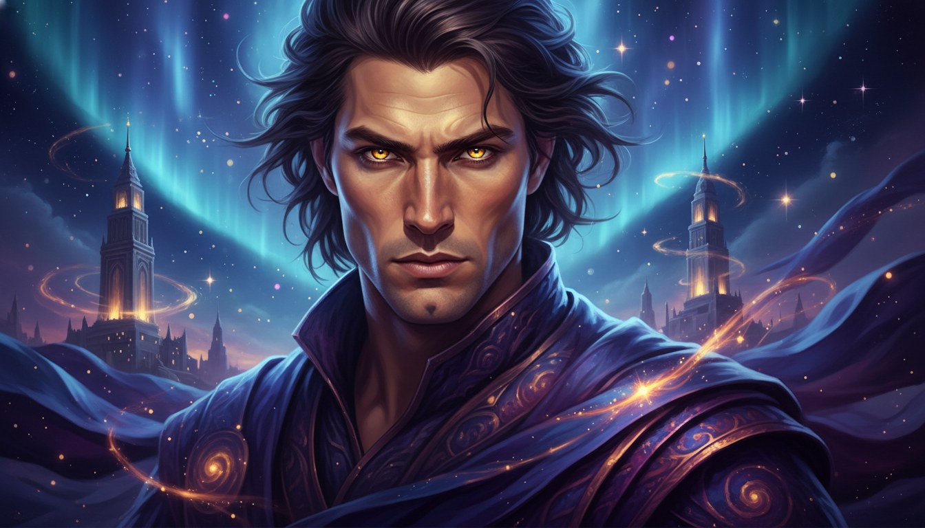 Gemini Man Zodiac Sign: Personality, Traits, and Overview. Discover the Gemini m — cosmic astrology digital illustration