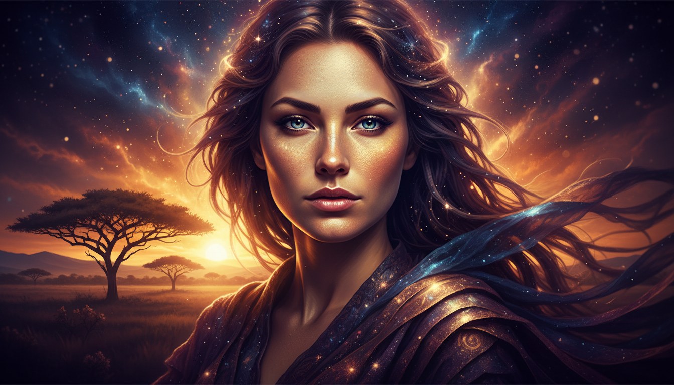 Unveiling the Bold & Passionate Personality Traits of Leo Women. Discover the co — cosmic astrology digital illustration