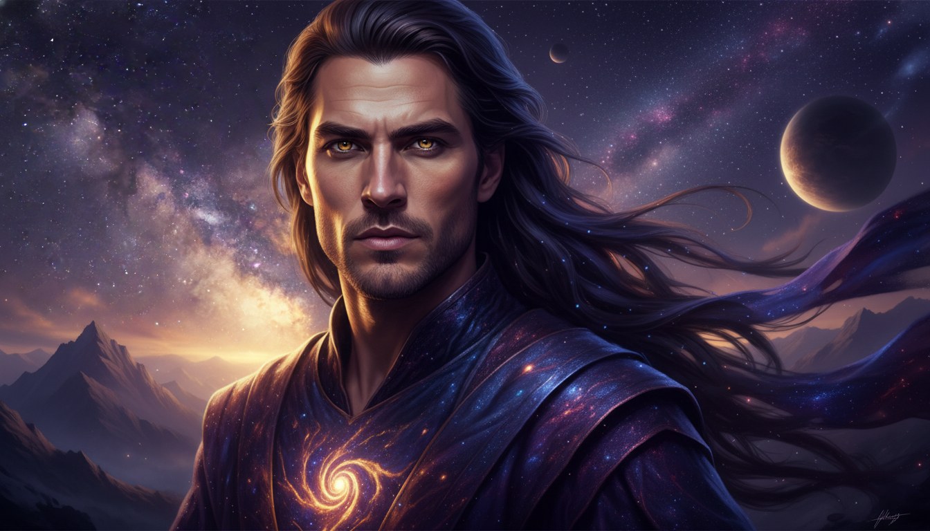 Unpacking the Sagittarius Man: Traits, Personality, & What Makes Him Tick. Disco — cosmic astrology digital illustration
